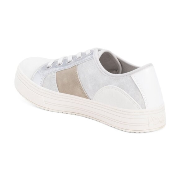 NEW BLOWFISH MALIBU Super Smile Color Block Sneakers for women in silver 7252m1 - Picture 13 of 13